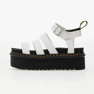 Dr. Martens Blaire Quad Hydro Leather Platform Strap Sandals White #242166