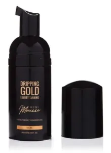 Dripping Gold La schiuma autoabbronzante da viaggio Dark (Mini Mousse) 90 ml