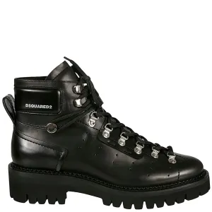 Dsquared2 Men's Hector Hiking Boots Black - 8 Black
