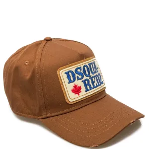 Dsquared2 Men's Patch Logo Cap Brown - One Size Brown