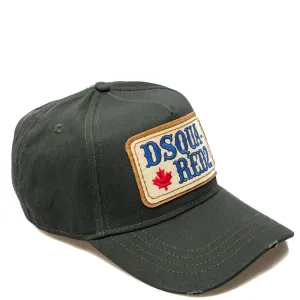 Dsquared2 Men's Patch Logo Cap Green - One Size Brown
