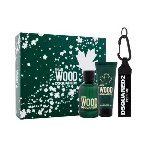 Dsquared² Green Wood - EDT 100 ml + gel doccia 100 ml + portachiavi
