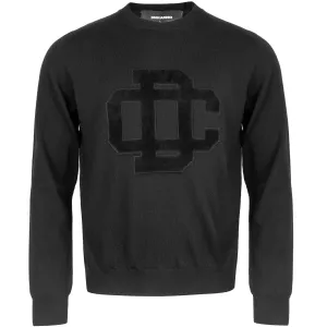 Dsquared2 Men's DC Crest Knitwear BLACK - XL BLACK