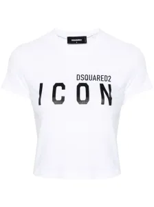 DSQUARED2 - T-shirt Be Icon Mini In Cotone #3068478