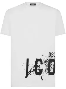 DSQUARED2 - T-shirt Icon Splash In Cotone #3007771