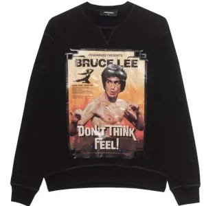 Dsquared2 Men's Bruce Lee Sweatshirt Black - BLACK S