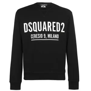 Dsquared2 Mens Ceresio Milano Sweatshirt Black - S Black