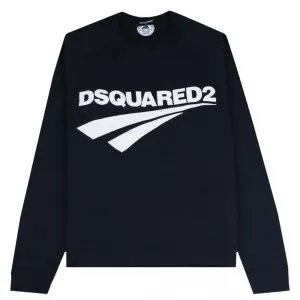Dsquared2 Men's Sweater Logo Black - BLACK L