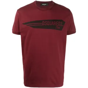 Dsquared2 Men's 1964 Logo T-Shirt Burgundy - XL BURGUNDY