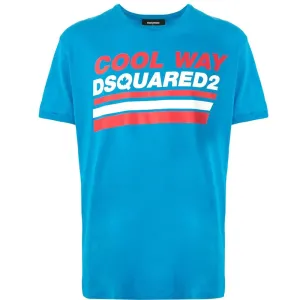 Dsquared2 Men's Cool way T-Shirt Blue - L BLUE