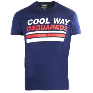Dsquared2 Men's Cool way T-Shirt Navy - M NAVY