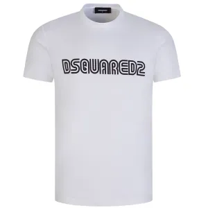 Dsquared2 Mens D2 Outline Cool T-shirt White - L WHITE