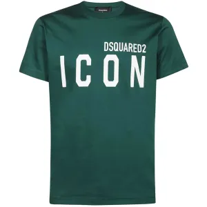 Dsquared2 Mens Icon T-Shirt Green - XL GREEN