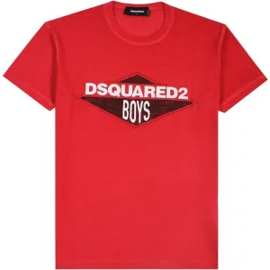 Dsquared2 Men's Logo Print T-Shirt Red - RED M