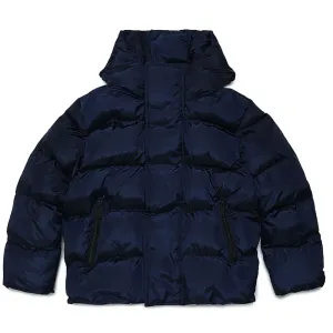Dsquared2 Boys Hooded Puffer Jacket Navy - 12Y BLUE