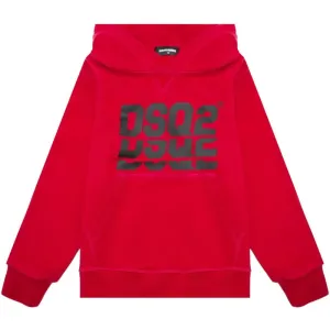 Dsquared2 Boys Pocket Hoodie Red - RED 12Y