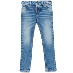 Dsquared2 Boys Caten Heated Skater Jeans Blue - BLUE 12Y