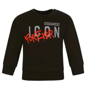 Dsquared2 Baby Boys Icon Forever Sweater Black - 12M BLACK