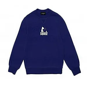 Dsquared2 Boys Logo Sweater Blue - 6Y BLUE
