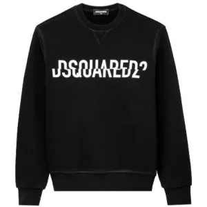 Dsquared2 Boys Split Logo Sweatshirt Black - BLACK 12Y