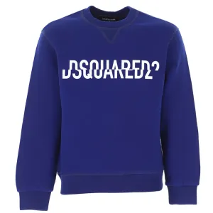 Dsquared2 Boys Split Logo Sweatshirt Blue - 10Y BLUE
