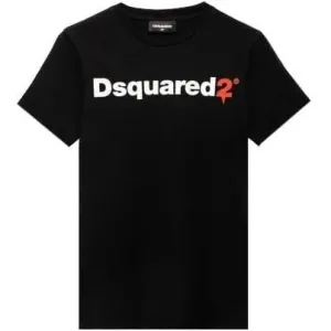 Dsquared2 Boys Cotton T-shirt Black - BLACK 4Y #481032