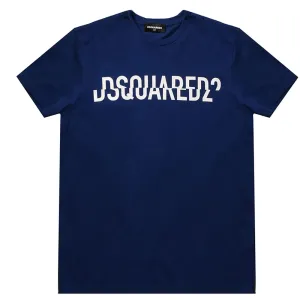 Dsquared2 Boys Cotton T-shirt Blue - 14Y BLUE