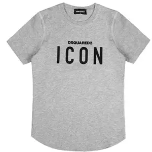 Dsquared2 Boys Icon T-shirt Grey - 10Y GREY
