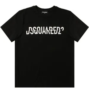 Dsquared2 - Boys Jersey Logo T-shirt Black - 4Y BLACK