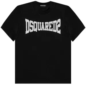 Dsquared2 Boys Logo T-Shirt Black - BLACK 12Y