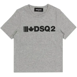 Dsquared2 Boys Logo T-shirt Grey - 12Y GREY