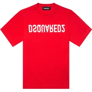 Dsquared2 Boys Logo T-shirt Red - 12Y RED