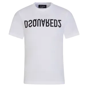 Dsquared2 Boys Logo T-shirt White - 16Y WHITE #481633