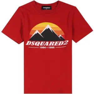 Dsquared2 Boys Mountain T-Shirt Red - RED 8Y