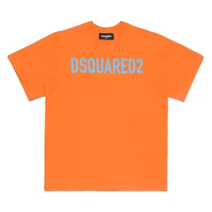 Dsquared2 Boys Slouch Fit T-shirt Orange - 10Y ORANGE