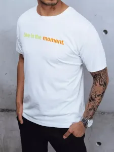 White men's T-shirt Dstreet z with print #1097927