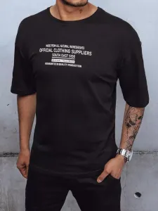 Black men's T-shirt Dstreet z with print #1104703
