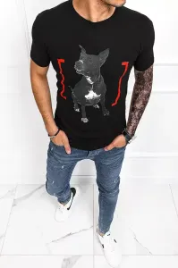 Black men's T-shirt Dstreet with print