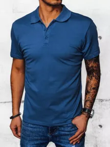 Dstreet Mens Blue Polo T-Shirt
