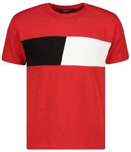 Basic red men's T-shirt Dstreet