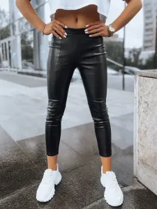 COSMIC GLAMOUR women's leather leggings black Dstreet