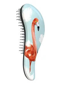 Dtangler Spazzola per capelli con manico Flamingo