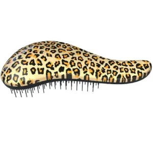 Dtangler Spazzola per capelli con manico Leopard Yellow