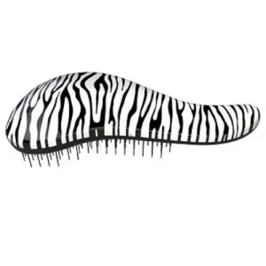 Dtangler Spazzola per capelli con manico Zebra White