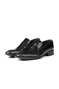 Ducavelli Alligator Genuine Leather Men's Classic Shoes, Loafers Classic Shoes, Loafers