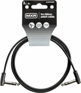 Dunlop MXR DCISTR3RR Ribbon TRS Cable Nero 0,9 m Angolo - Angolo