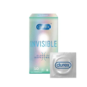 Durex Preservativi Invisible Close Fit 10 pz