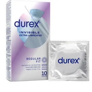 Durex Preservativi Invisibili Extra Lubrificati 10 pz