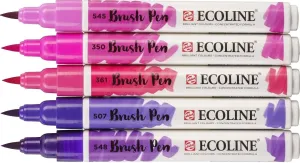 Ecoline Penna dell'acquerello Brush Pen Violet 5 pezzi