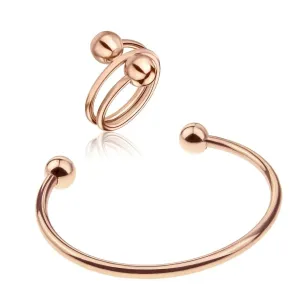 Emily Westwood Incantevole set di gioielli in bronzo WS099R (anello, bracciale)